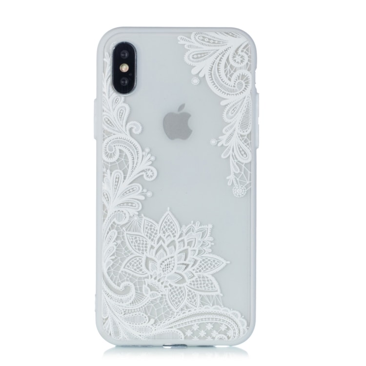 Bagsidecover Lotus iPhone XS / X Hvid