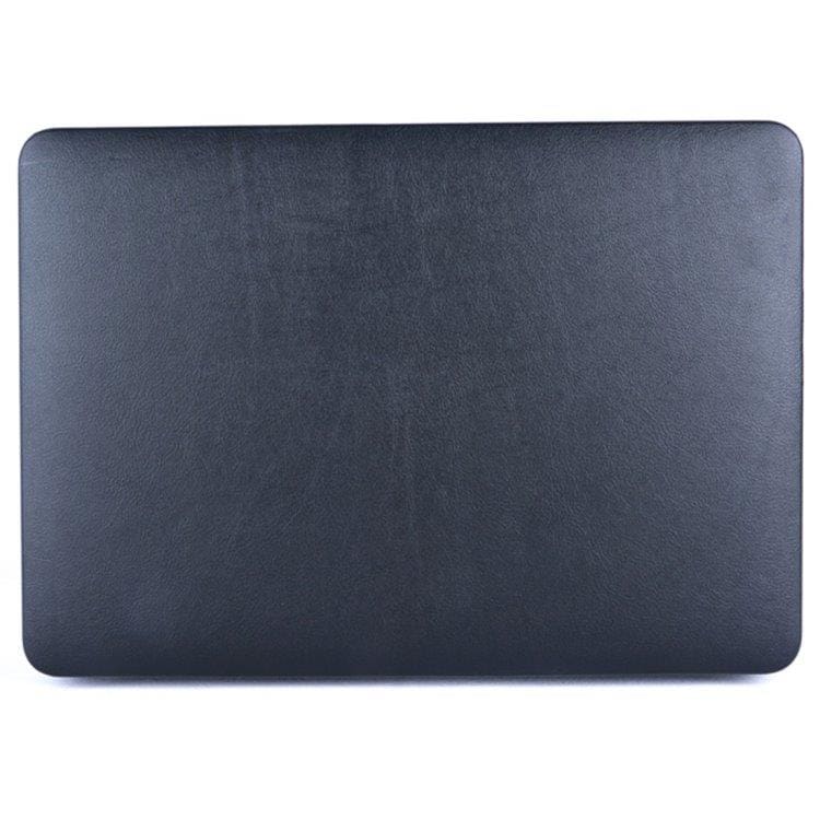 Beskyttelsescover Kunstlæder MacBook Pro 15.4 inch A1990 2018 / A1707 2016 - 2017 Svart