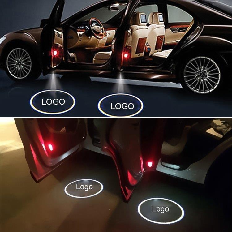 LED-dørbelysning med Volkswagen-logo - Pakke med 2 stk.