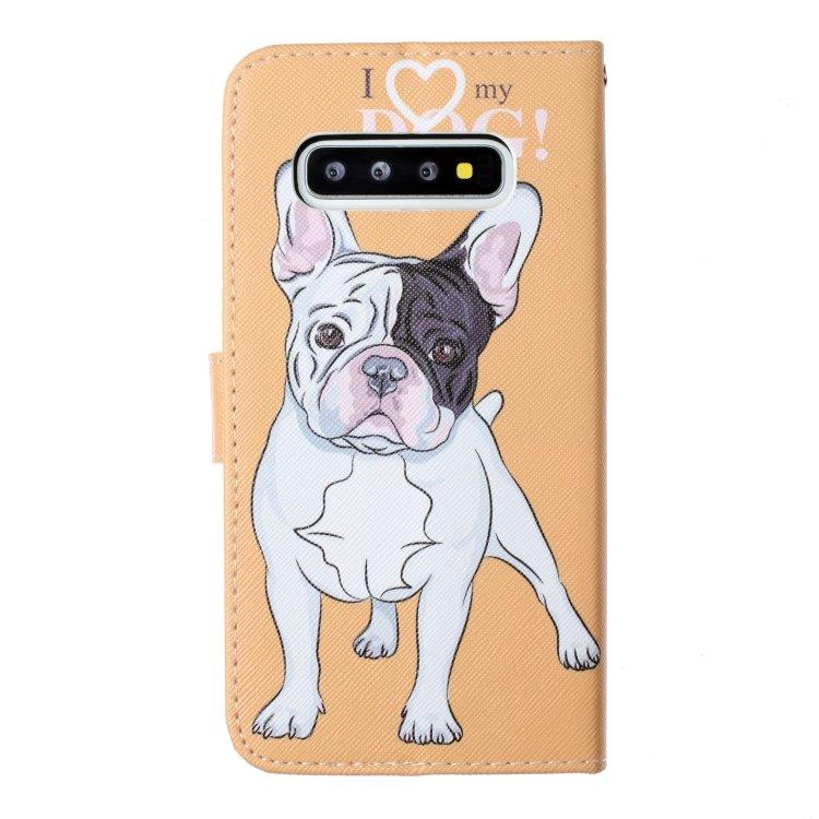 Flipetui I Love My Dog med Stativ Samsung Galaxy S10