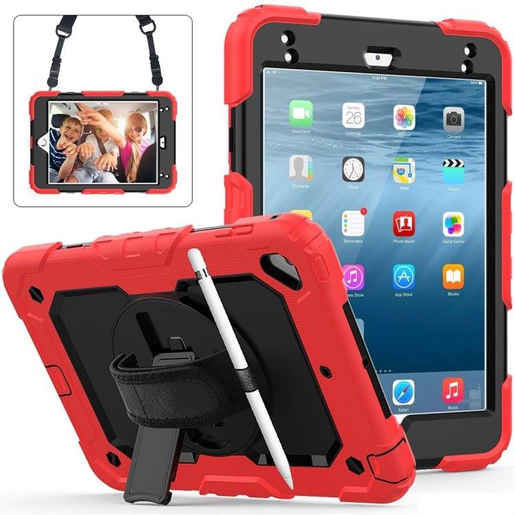 Shockproof Beskyttelses-etui til iPad Mini 2019 / Mini 4 Rød
