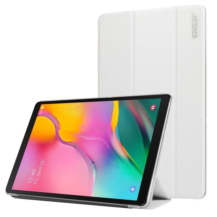 ENKAY Tri-Fold Etui Samsung Galaxy Tab A 10.1 2019 T510 / T515 Hvid