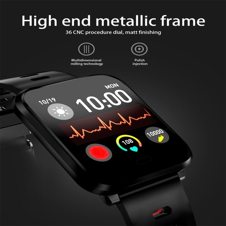 K10 Smartwatch IP68 Sort
