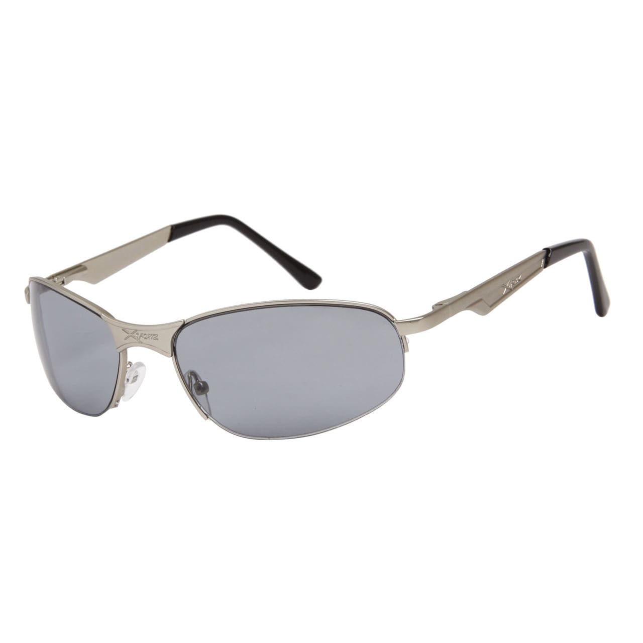 XSPORTZ Solbriller -  Lysegrå glas og sølvfarvet stel