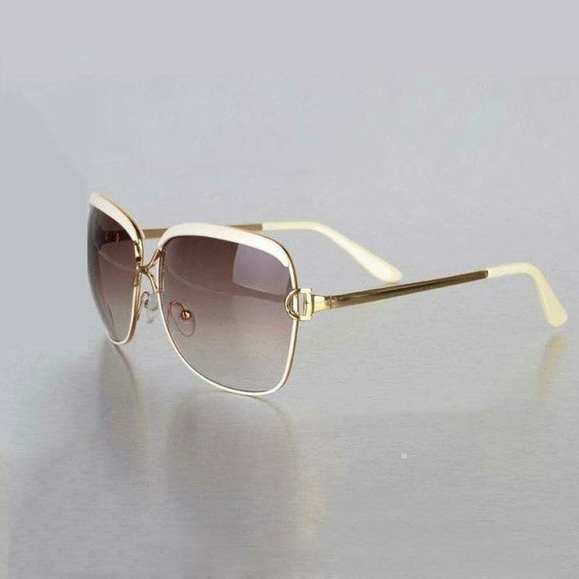 UV-beskyttende Solbriller i hvid farve