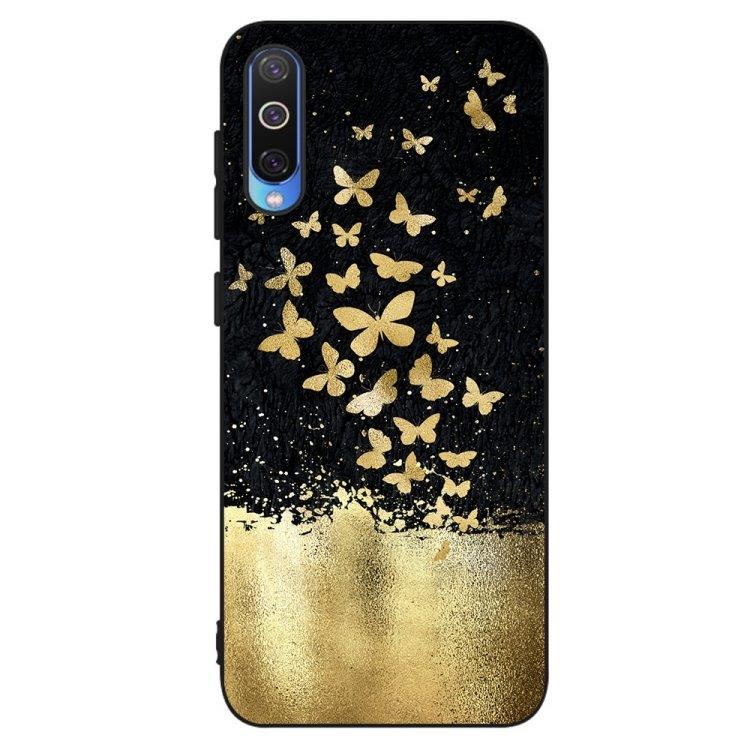Gyldent, blødt cover til Galaxy A50