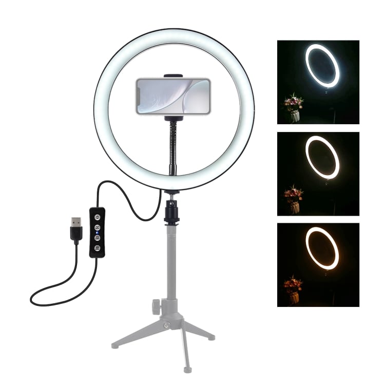 LED Ring-lampe til Selfie og Fotografering
