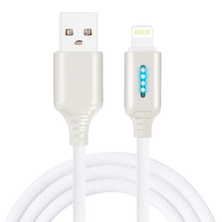 Ladekabel USB/8 Pin Lightningkontakt - Hvid