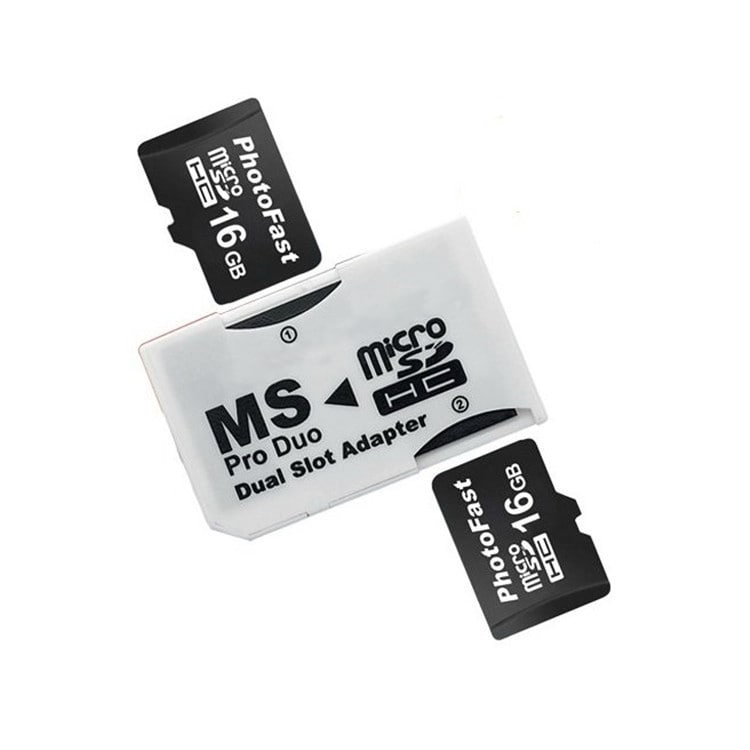 MicroSDHC til MS PRO Duo Adapter 64GB