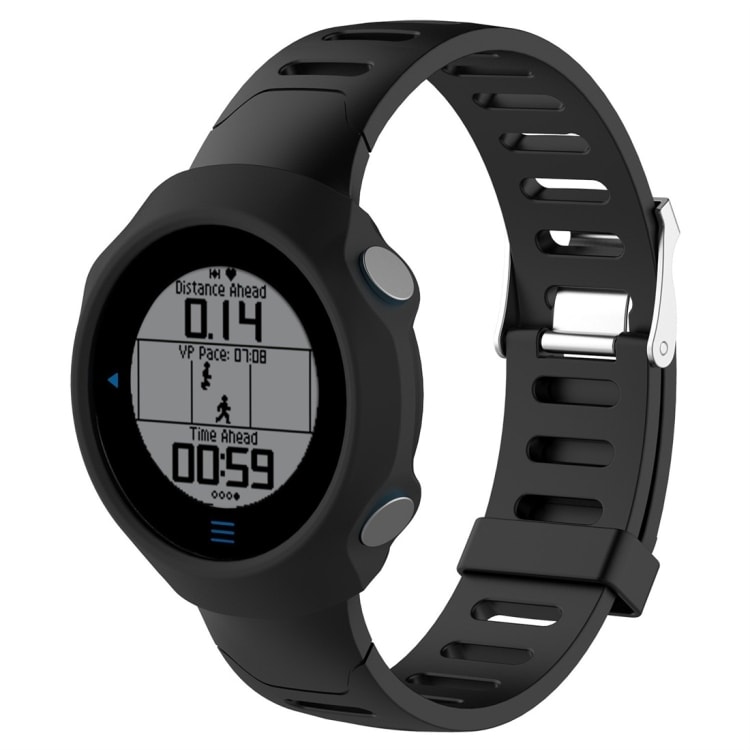 Smart Watch Silikone Cover til Garmin Forerunner 610 - Sort