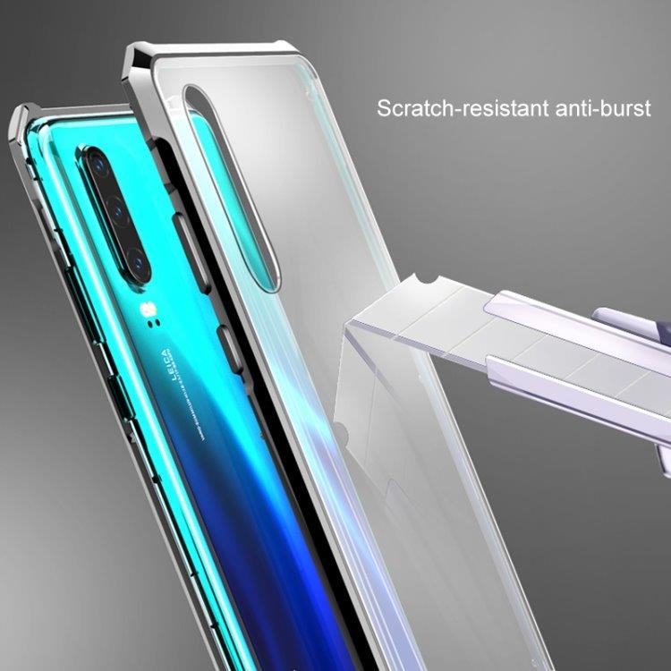 Ultratyndt Magnetisk Cover i Hærdet Glas til Huawei P30