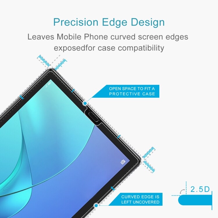 Explosion-proof Skærmbeskyttelse i Hærdet Glas til Huawei Mediapad M6 10.8