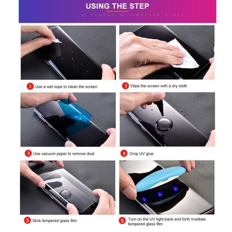 3D Skærmbeskyttelse UV Screen til Galaxy Note10 Pro
