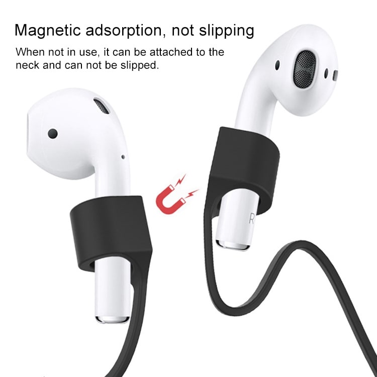 Silikonebånd Magnetiske til Apple AirPods 1 / 2 - Hvide