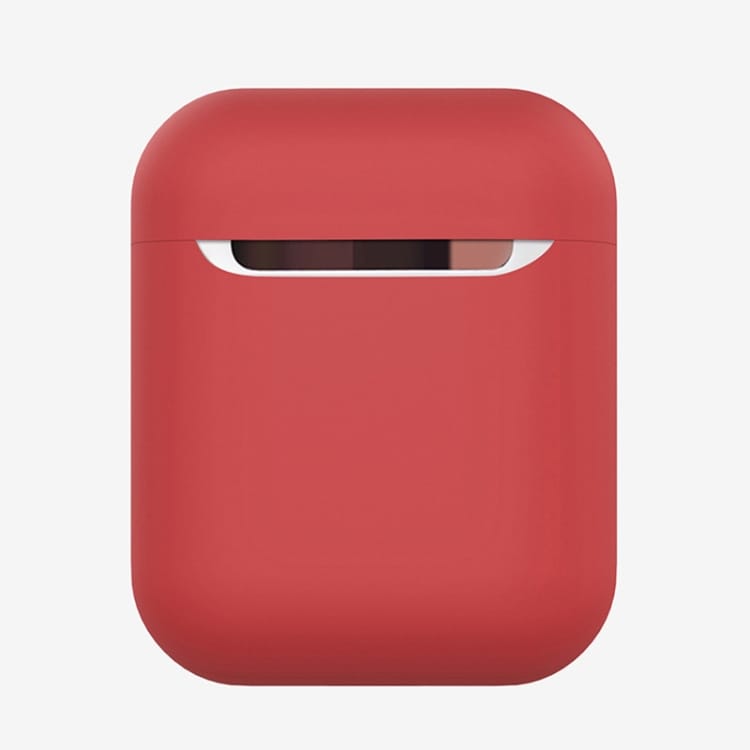 Shockproof Beskyttelsesetui Silikone til Apple AirPods 1 / 2 - Rød