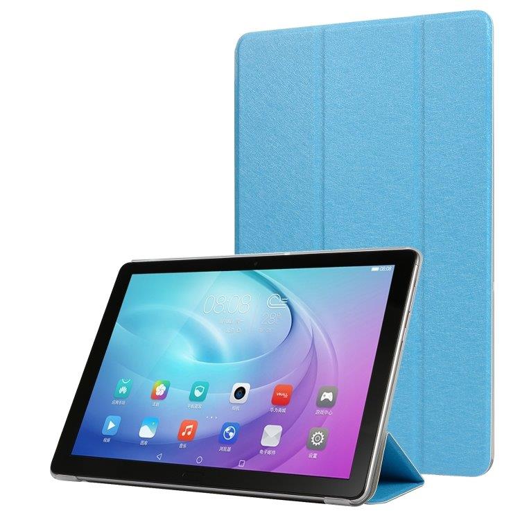 Flipcase med Holder til Galaxy Tab T510 - Blå