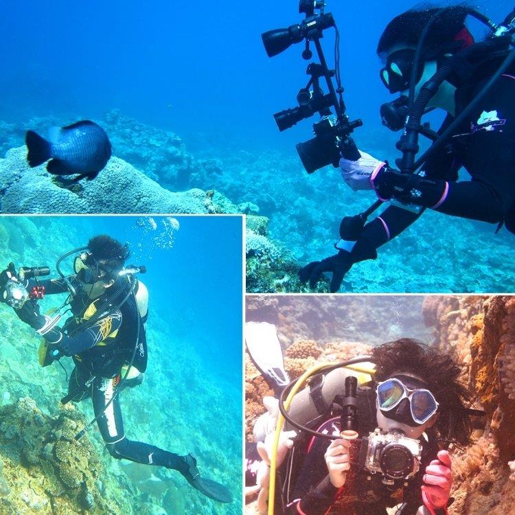 Kameraholder til Dykning til Actionkameraer