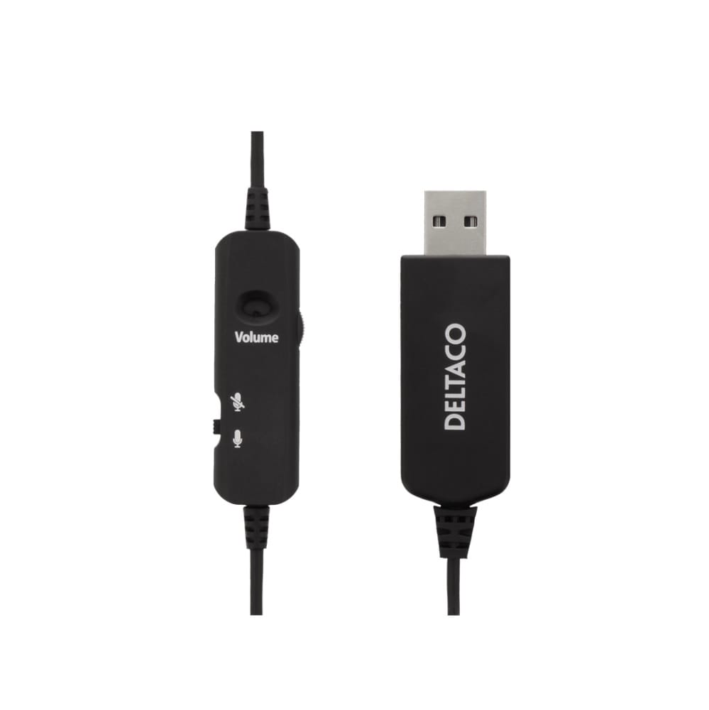 DELTACO USB-headset til Kontor