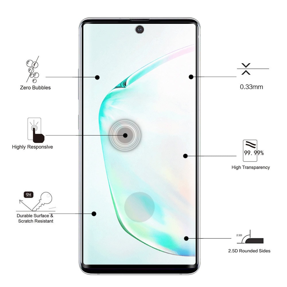 Eiger 3D GLASS Screen Protector Samsung Galaxy Note 10