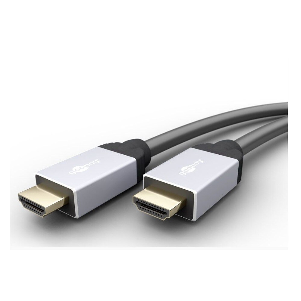 Goobay  2m HDMI-kabel med quickoverføring og Ethernet