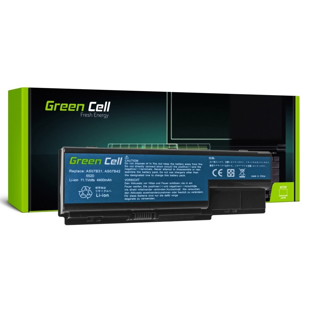 Green Cell laptop-batteri til Acer Aspire 5520 AS07B31 AS07B32