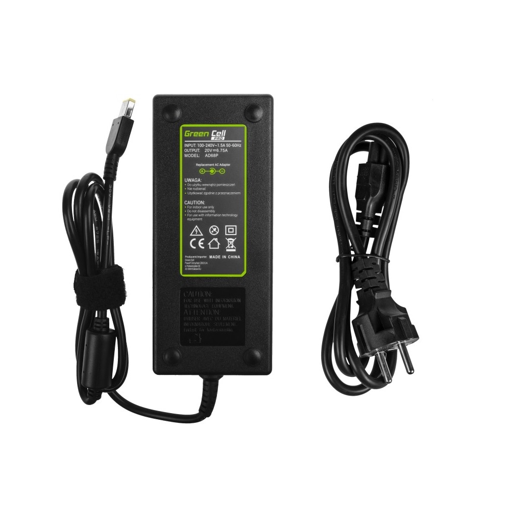 Green Cell PRO lader / AC Adapter til Lenovo Y70 Y50-70 Y700 Z710 700-15ISK ThinkPad W540 T4