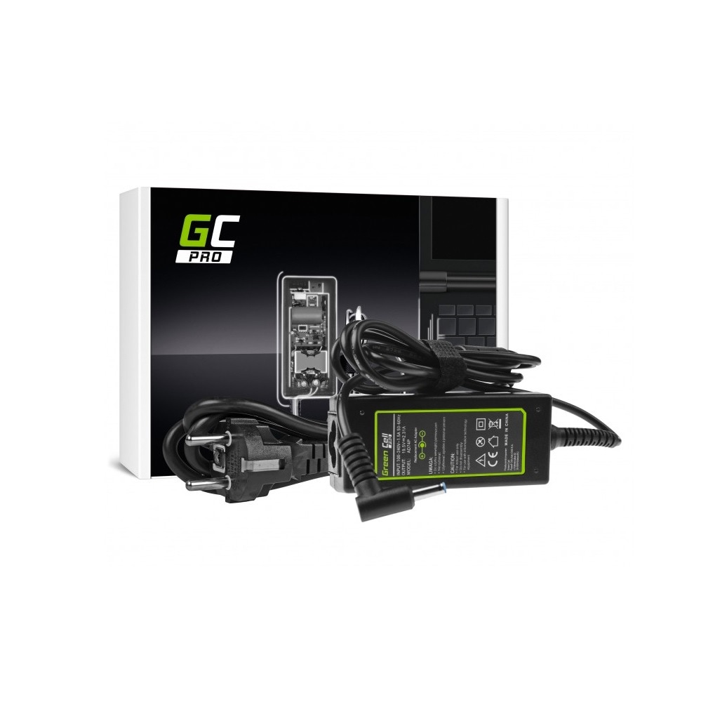 Green Cell PRO lader / AC Adapter til HP 250 G2 G3 G4 G5 255, HP ProBook 450 G3 G4 650