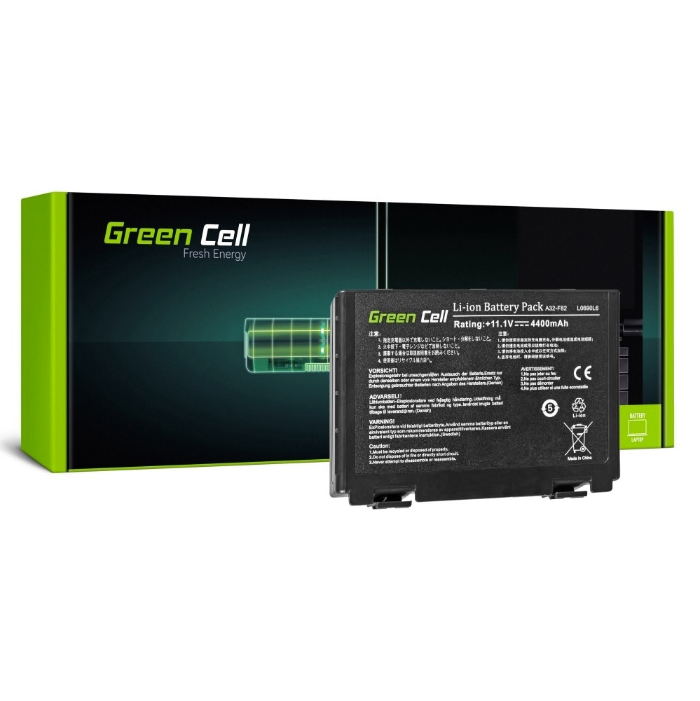 Green Cell laptopbatteri til Asus A32-F82 K40 K50 K60 K70