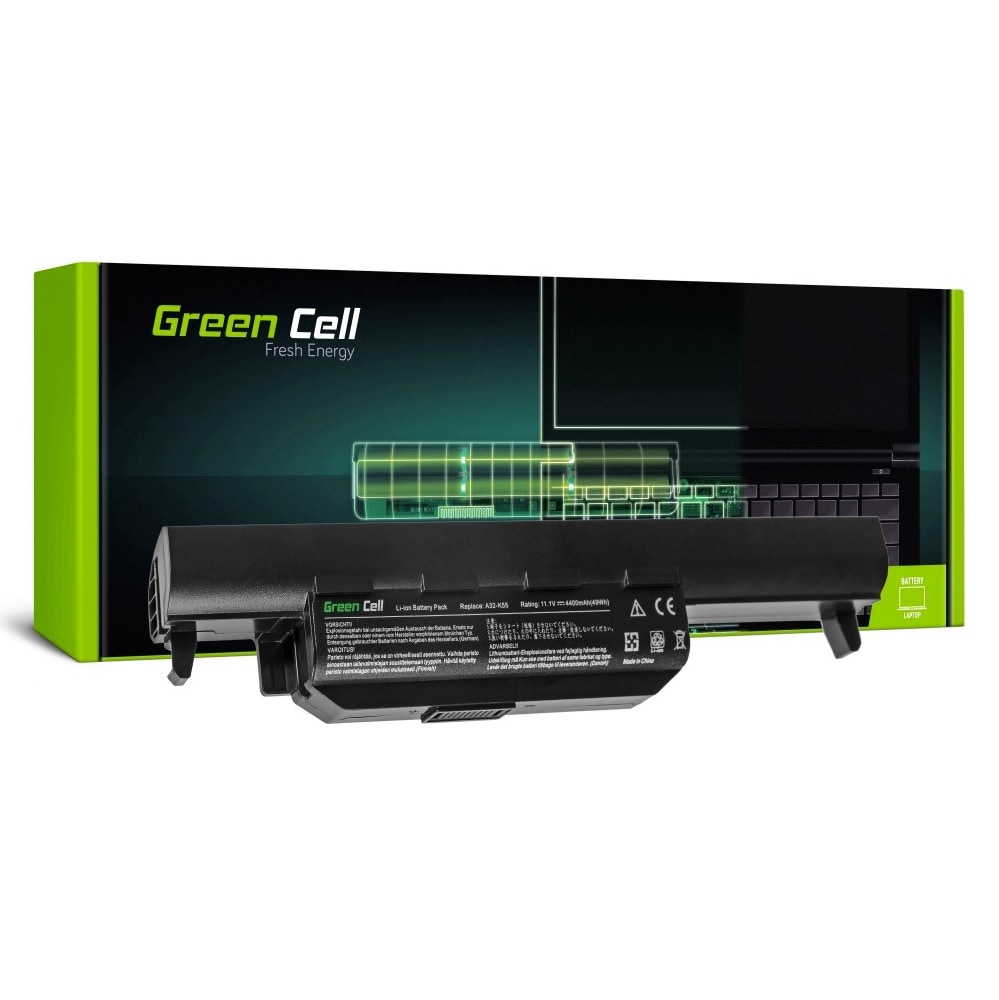 Green Cell laptopbatteri til Asus A32-K55 A45 A55 K45 K55 K75