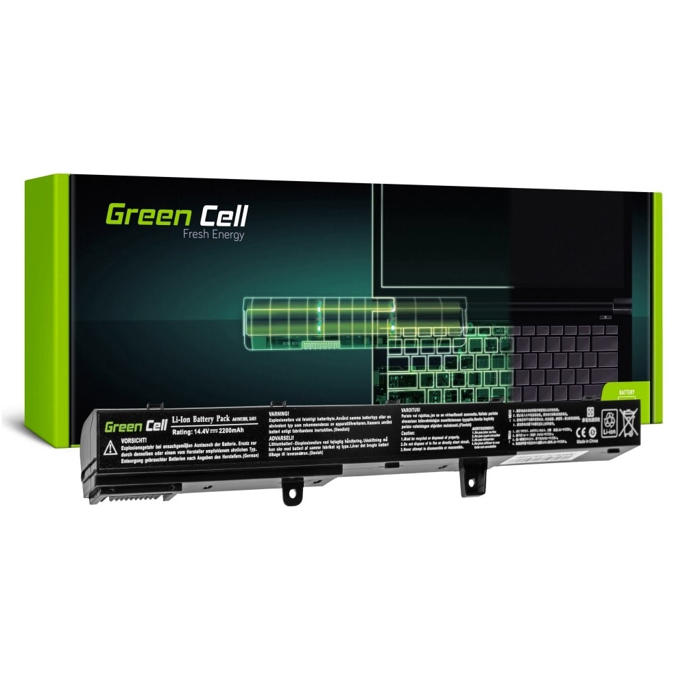 Green Cell laptopbatteri til Asus R508 R556 R509 X551 / 14,4V 2200mAh