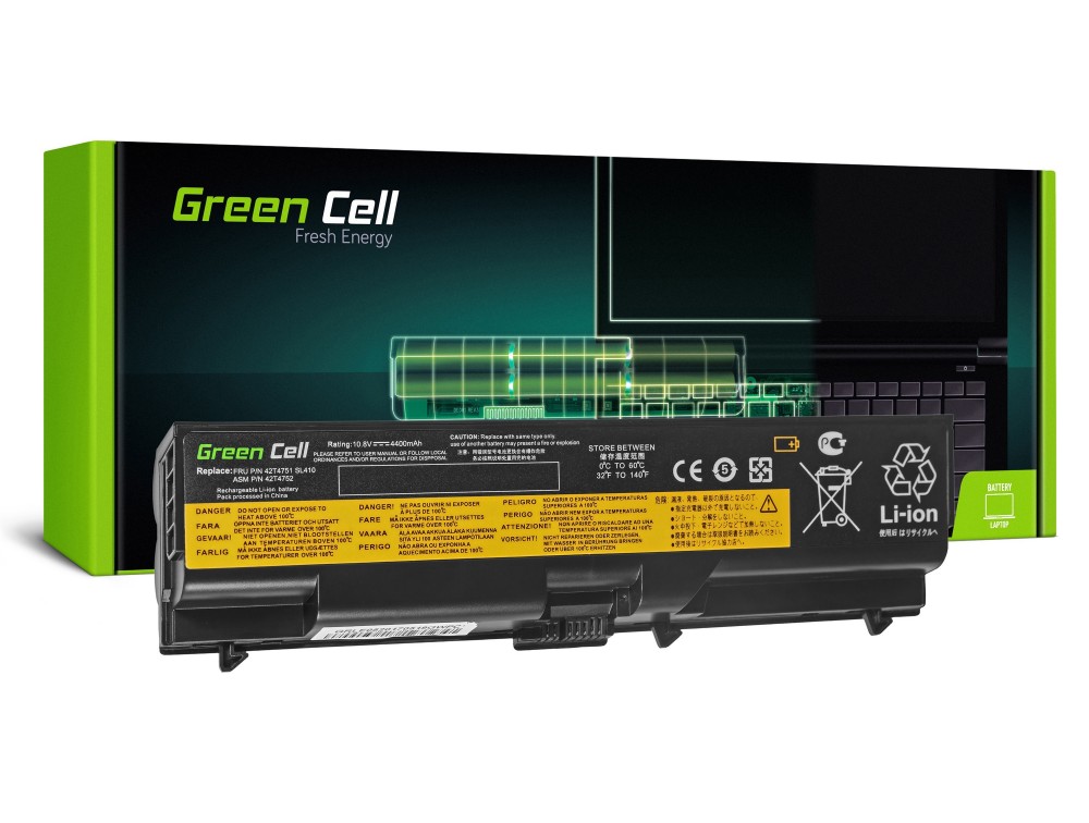Green Cell laptopbatteri til Lenovo ThinkPad T410 T420 T510 T520 W510