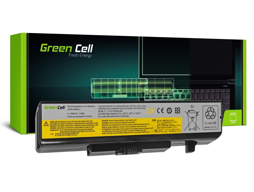 Green Cell laptopbatteri til Lenovo Y480 V480 Y580