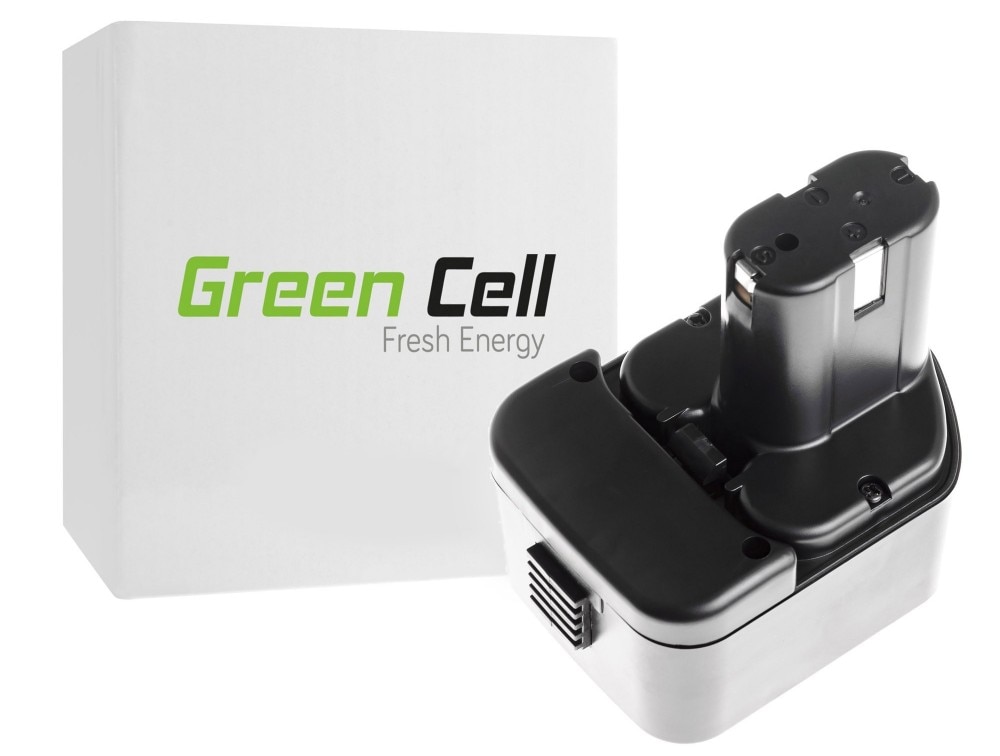 Green Cell værktøjsbatteri EB1214S til Hitachi