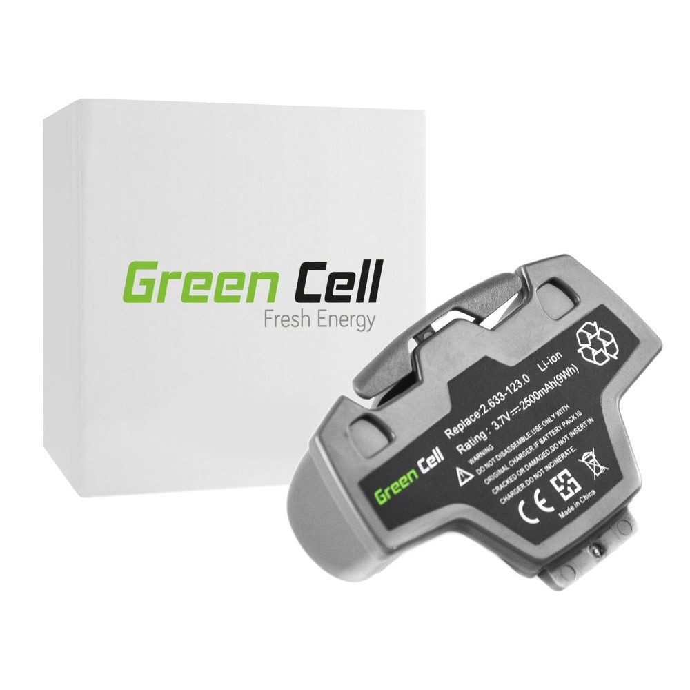 Green Cell erstatningsbatteri 2.633-123.0 til Kärcher WV5 Plus 3.7V 2.5Ah