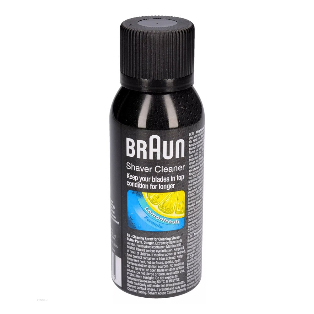 Braun Rengøringsspray Barbermaskiner