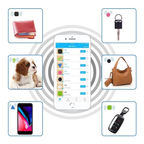 Bluetooth-sporing til Nøglering/Barn/Kæledyr