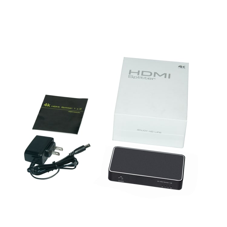 VK-102K HDMI Splitter 1 ind 2 ud Support 4K