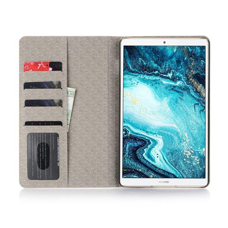 Foldbart Flipetui med Kortholder til Huawei MediaPad M6 8.4 2019 - Khaki
