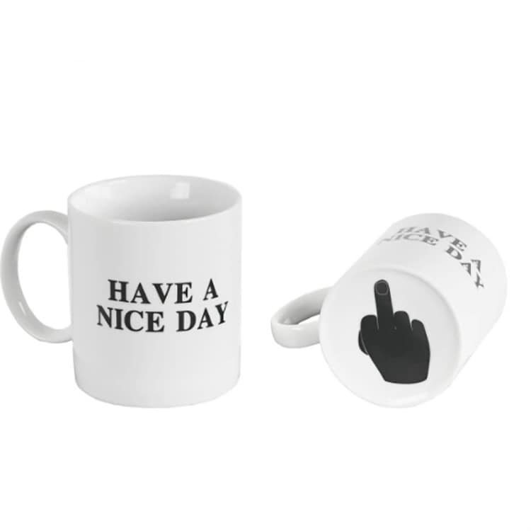 Have a Nice Day - Kaffekop med Budskab