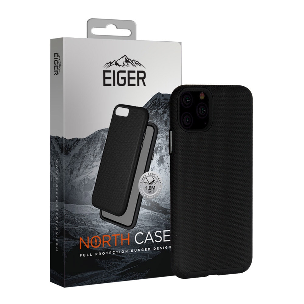 Eiger North Case iPhone 11 Sort
