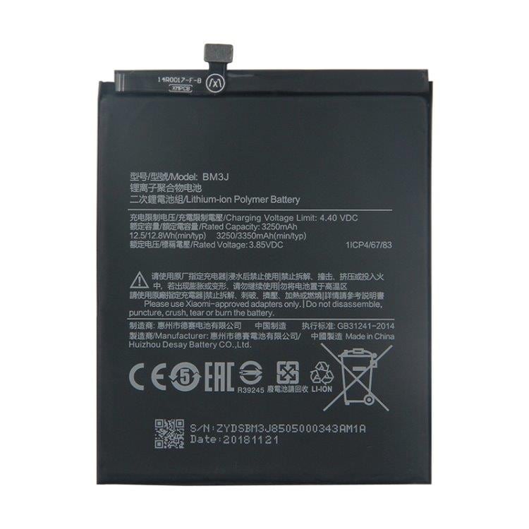 Mobilbatteri 3250mAh Xiaomi Mi 8 Lite