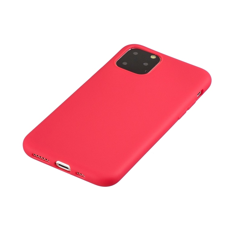 Blødt Silikonecover iPhone 11 Pro Rød