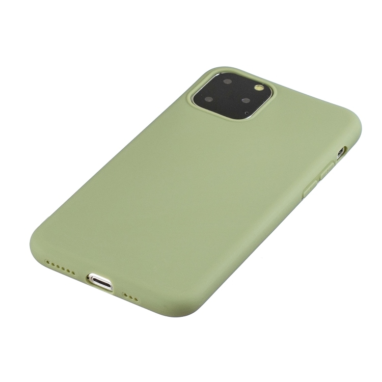 Blødt Silikonecover iPhone 11 Pro Ærtegrøn