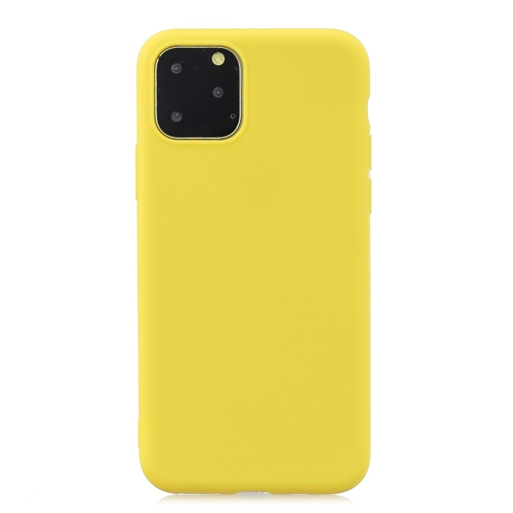 Blødt Silikonecover iPhone 11 Pro Gul