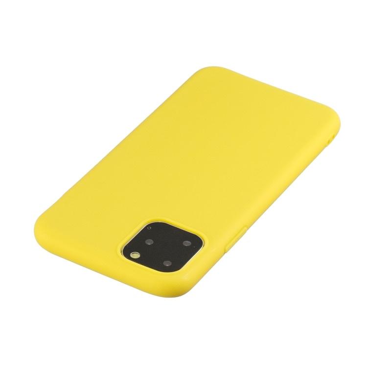 Blødt Silikonecover iPhone 11 Pro Gul