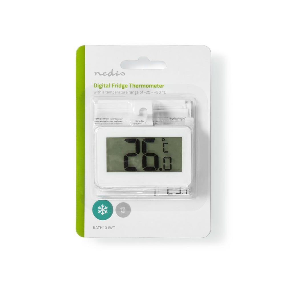 Køleskabsthermometer -20-+50 °C digitalt display