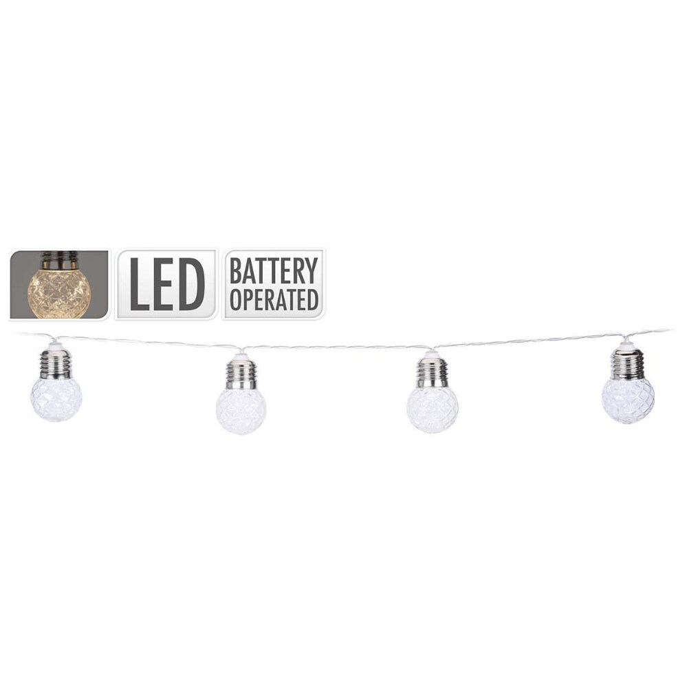 Batteridreven LED Lyskæde - Glødepærer
