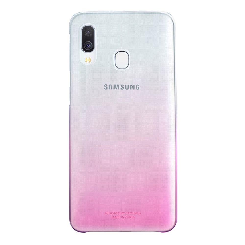 Samsung Gradation Cover til Galaxy A40 - Lyserød
