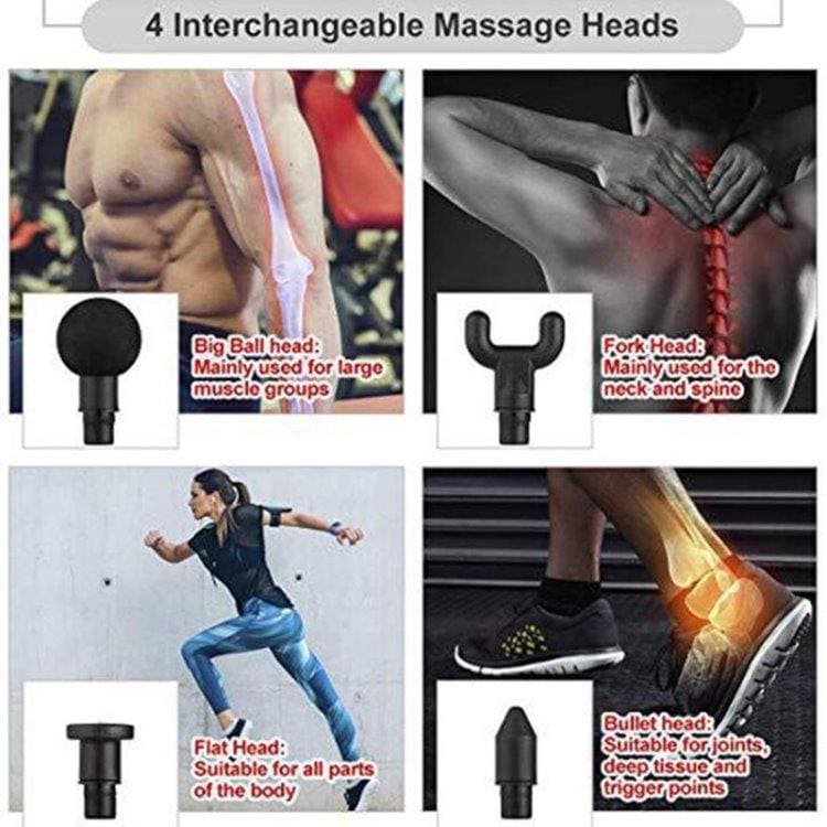 Elektrisk Massagepistol med Touch-skærm