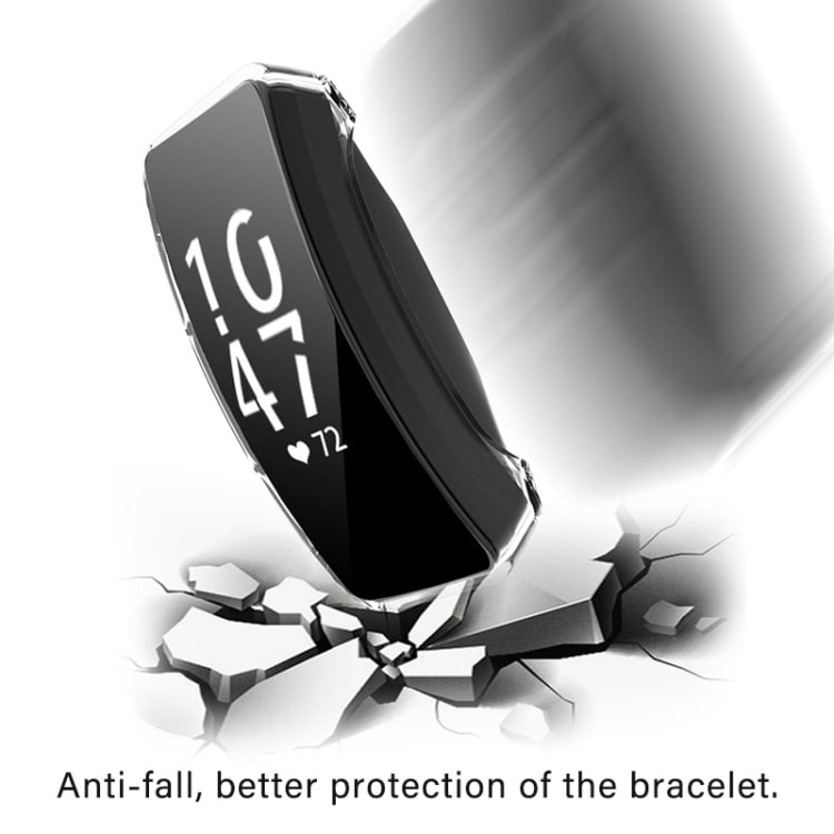 Anti-ridsebeskyttelse til Fitbit Inspire/ Inspire HR i hårdt TPU